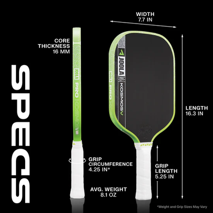 Kosmos Pro V Pickleball Paddle 16mm